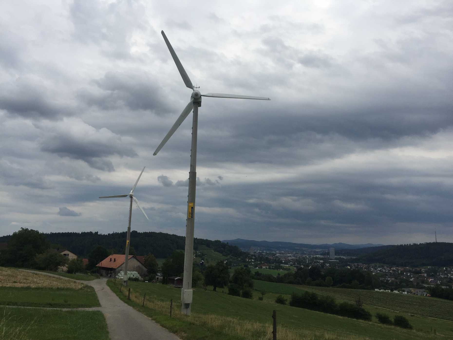 Aventa Wind Turbines in Winterthur